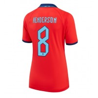 England Jordan Henderson #8 Bortatröja Kvinnor VM 2022 Korta ärmar